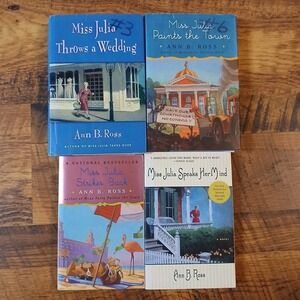Miss Julia Ann B. Ross Book Lot of 4 Southern Mystery Paperback Very Good READ